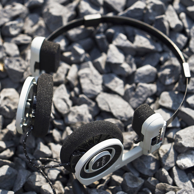 WhatPlus Retro headphones-Sea salt gray Sea salt gray 